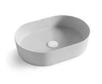 Quay Oval 500x330x120 Matte Grey Basin