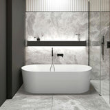 Attica Noosa Fluted 1700 Gloss White Bath
