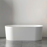 Attica Noosa Fluted 1700 Gloss White Bath
