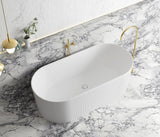 Attica Noosa Fluted 1500 Matte White Bath