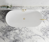 Attica Noosa Fluted 1500 Matte White Bath