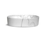 Quay Oval 500x330x120 Matte Carrara Basin