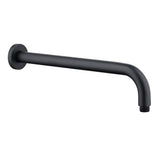 Vetto Wall Shower Arm Round 400mm Matte Black