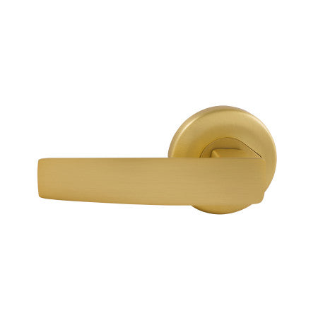 Neue Aurora Privacy Lever Set in Satin Brass