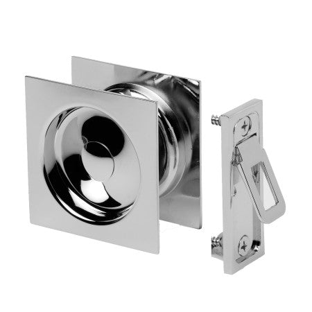 Square Passage Sliding Cavity Set in Bright Chrome