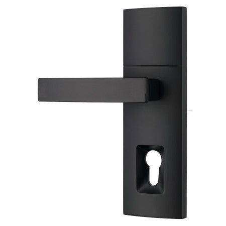 Trilock Contemporary Angular Dummy Trim Entrance Lever Set