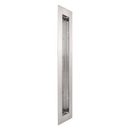 Rectangular Flush Pull 250mm in Stainless Steel