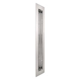 Rectangular Flush Pull 250mm in Stainless Steel