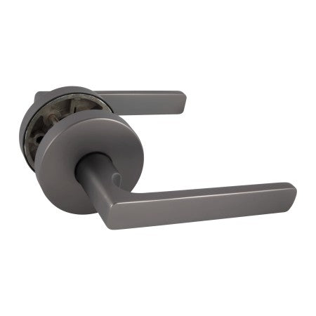 Avant with QuickFix Rivera Passage Lever Set in Satin Graphite