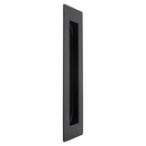 Rectangular Flush Pull 150mm in Matte Black