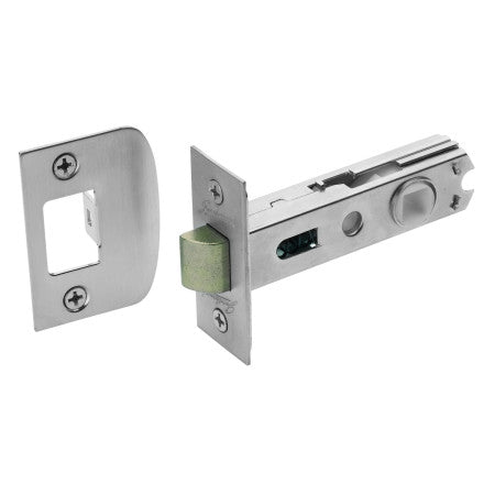 D Strike Rectangular Face Tubular Latch with 60mm Backset