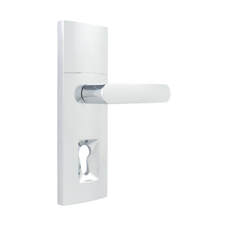 Trilock Contemporary Contour Dummy Trim Entrance Lever Set