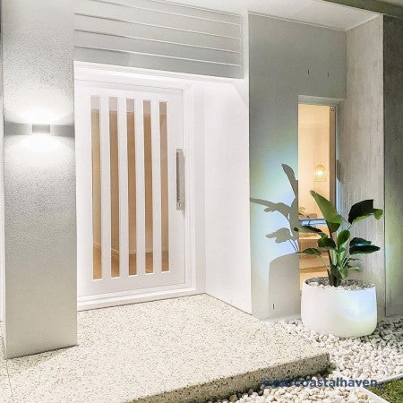 Trilock Omni Accent Allure Dummy Trim Pull Handle Entrance Set in Stainless Steel