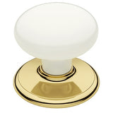 Classic Series White Passage Knob Set