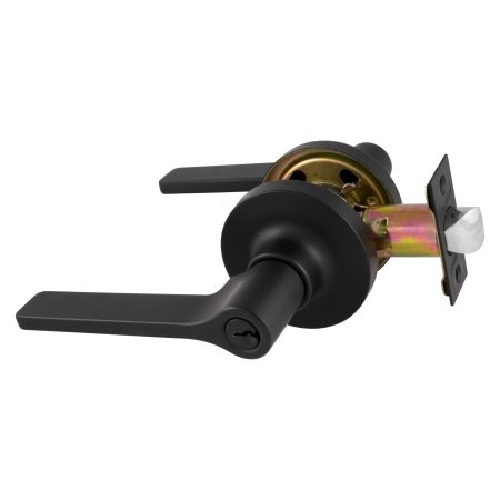 TradePro Adel Entrance Lever Set in Matte Black