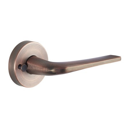 Avant SR QuickFix Sierra Privacy Lever in Aged Brushed Copper