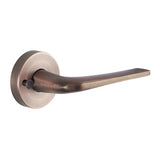 Avant SR QuickFix Sierra Privacy Lever in Aged Brushed Copper