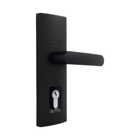Trilock Contemporary Contour Double Cylinder Entrance Lever Set