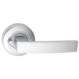 Neue Angular Round Rose Privacy Lever Set