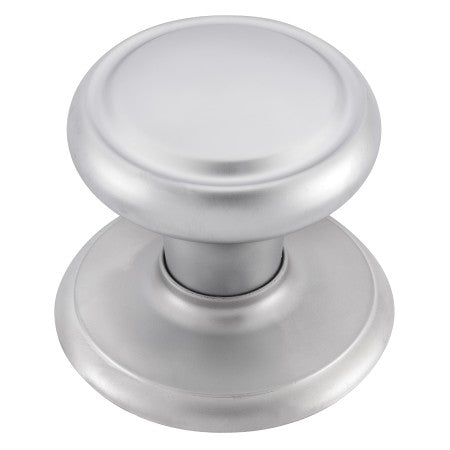 Classic Series Diplomat Passage Knob Set in Satin Chrome