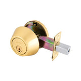 Choice Round Single Cylinder Deadbolt