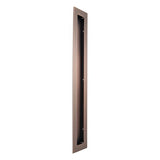 Rectangular Flush Pull 350mm in Aged Brushed Copper