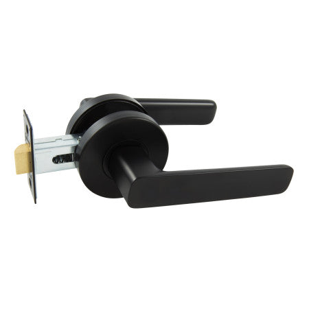 Choice Harper Passage Lever Set in Matte Black