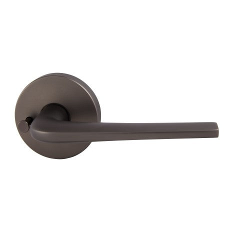 Avant with QuickFix Sierra Privacy Lever Set with Latch in Satin Graphite