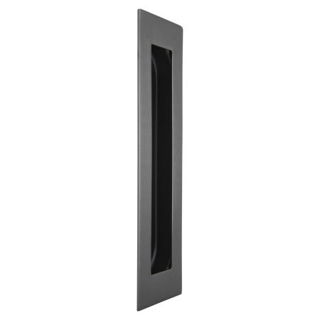 Rectangular Flush Pull 150mm in Satin Graphite
