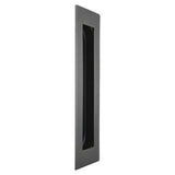 Rectangular Flush Pull 150mm in Satin Graphite