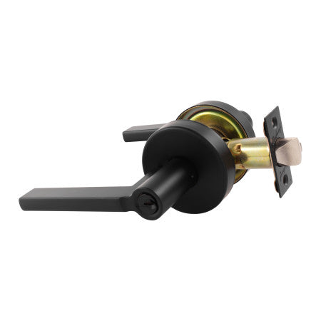 Choice Lianna Entrance Key Lever set in Matte Black
