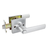 TradePro Square Rose Bela Entrance Key-in-Lever Set in Satin Chrome