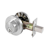 TradePro Cass Double Cylinder Deadbolt in Satin Chrome