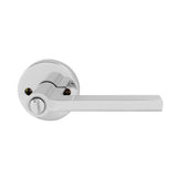 Choice Lianna Entrance Key Lever set in Bright Chrome