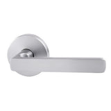 Avant with QuickFix Rivera Passage Lever Set in Brushed Satin Chrome with Latch