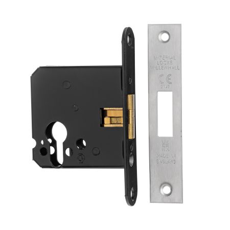 768 Series Sliding Door Single Cylinder Mortice Lock in Satin Chrome