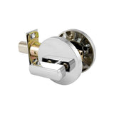 TradePro Cass Single Cylinder Deadbolt in Bright Chrome
