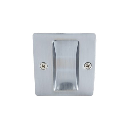Rectangular Passage Sliding Cavity Set in Satin Chrome