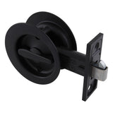 Circular Privacy Sliding Cavity Set in Matte Black