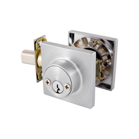 TradePro Dani Double Cylinder Deadbolt in Satin Chrome