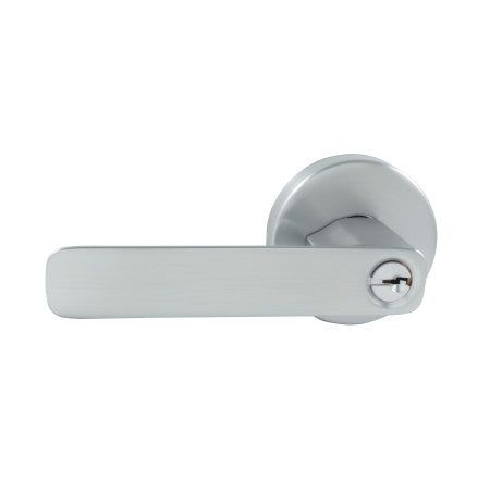 Choice Harper Round Entrance Key Lever set in Satin Chrome