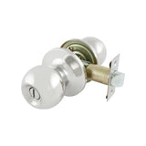 TradePro Colton Privacy Knob Set in Polished Stainless Steel