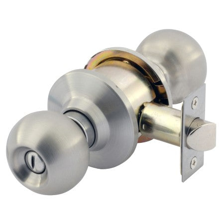 Choice Governor Privacy Knob Set in Stainless Steel