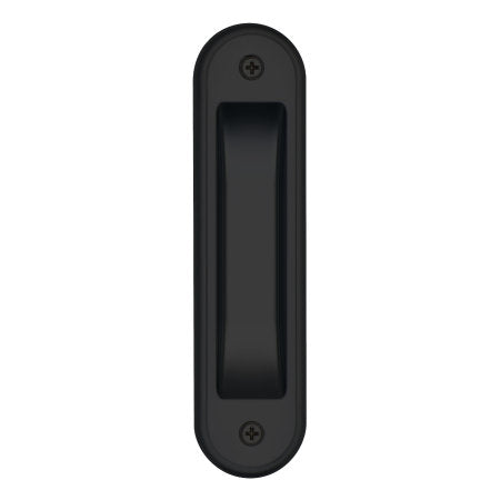 Radius Flush Pull in Matte Black