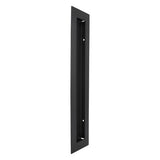Rectangular Flush Pull 250mm in Matte Black