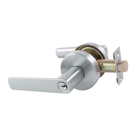 Choice Harper Round Entrance Key Lever set in Satin Chrome