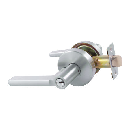 Choice Lianna Entrance Key Lever set in Satin Chrome
