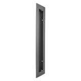 Rectangular Flush Pull 250mm in Satin Graphite