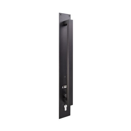 Trilock Omni Accent Keyed Double Cylinder Back to Back  450mm in Matte Black