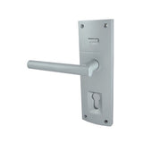 Trilock Contemporary Align Dummy Trim Entrance Lever Set in Satin Chrome